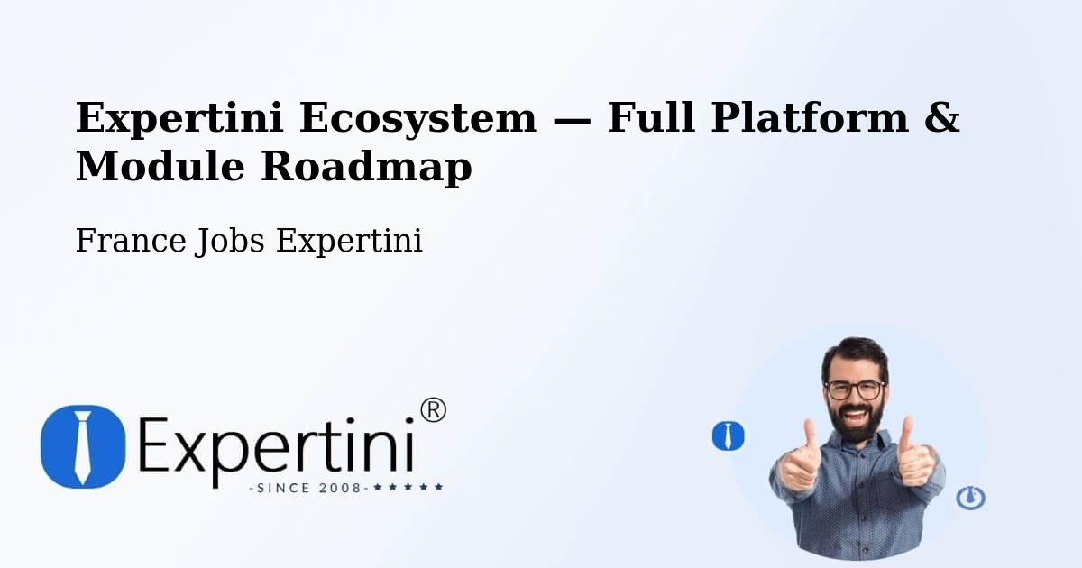 Expertini Ecosystem — Full Platform & Module Roadmap – Mayenne
